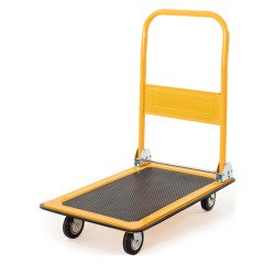 En_carrello acciaio con pianale trhp200 72,5x47,5