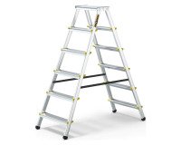 En_scala in alluminio 2 lati 2x6 gradini pro