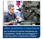 Tork Panno ultraresistente per pulizia industriale blu W4 - 4 confezioni da 60 panni