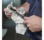 Tork Panni per pulizia industriale grigi W1/2/3, riutilizzabili, 1 rotolo da 390 strappi