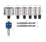 Coffret de scies trépans PRO Multi Material PC Plus, 9pièces