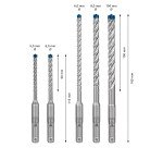 Coffret de 5 forêts Bosch EXPERT SDS plus-7X (5/6/6/8/10 mm) pour perforateur