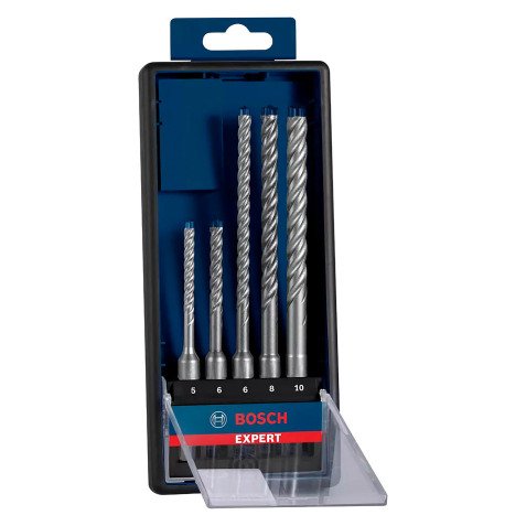 Coffret de 5 forets Bosch EXPERT SDS plus-7X (5/6/6/8/10 mm) pour perforateur