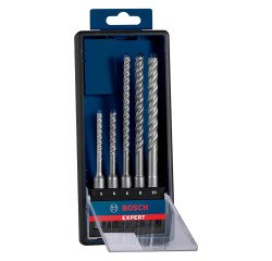 Coffret de 5 forets Bosch EXPERT SDS plus-7X (5/6/6/8/10 mm) pour perforateur