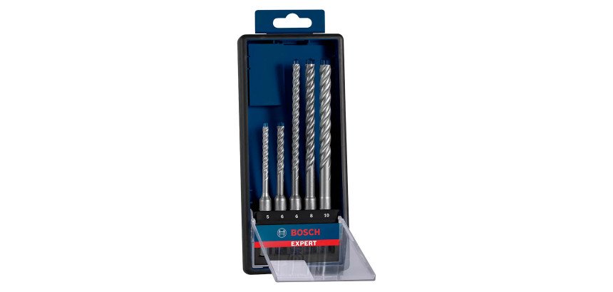 Coffret de 5 forêts Bosch EXPERT SDS plus-7X (5/6/6/8/10 mm) pour perforateur
