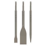 Set of 3 Bosch PRO SDS plus-5C chisels