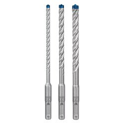 Coffret de 3 forets Bosch EXPERT SDS plus-7X pour perforateur (6/8/10 mm)