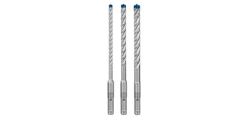 Coffret de 3 forets Bosch EXPERT SDS plus-7X pour perforateur (6/8/10 mm)