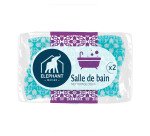Éponge grattante Salle de bain décorée Eléphant - Paquet de 2