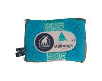 Eponge microfibre lavable multi-usages - Paquet de 2