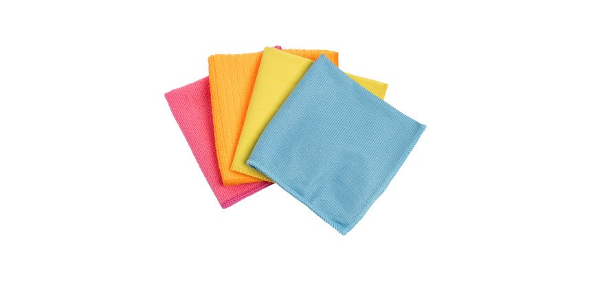 Lavettes microfibre multi-usages Eléphant - Lot de 4