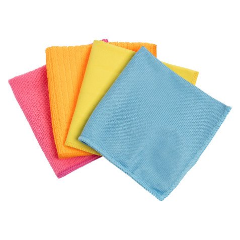 Lavettes microfibre multi-usages Eléphant - Lot de 4