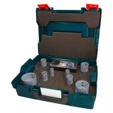 Coffret de scies trépans Bosch PRO Multi Matière PC Plus, 11 pièces
