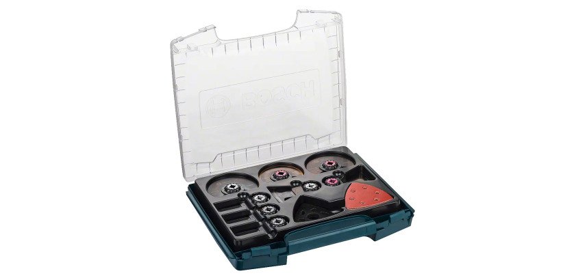 Kit i-BOXX Pro von 34 Starlock Zubehören von Bosch Professional für Multifunktionswerkzeuge