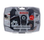 Coffret de 8 accessoires pour outils oscillants multi-fonctions Starlock Bosch Professional
