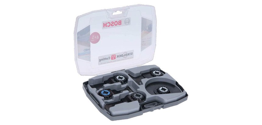 Coffret de 5 lames pour outils oscillants multi-fonctions Starlock Bosch Professional