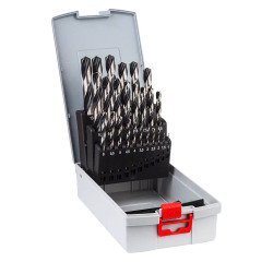Coffret ProBox de 25 forêts à métaux à hélices HSS PointTeQ Bosch Professional