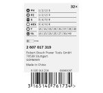 Coffret de 32 embouts de vissage extra-durs Bosch Professional