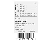 Coffret de 32 embouts de vissage extra-durs Bosch Professional