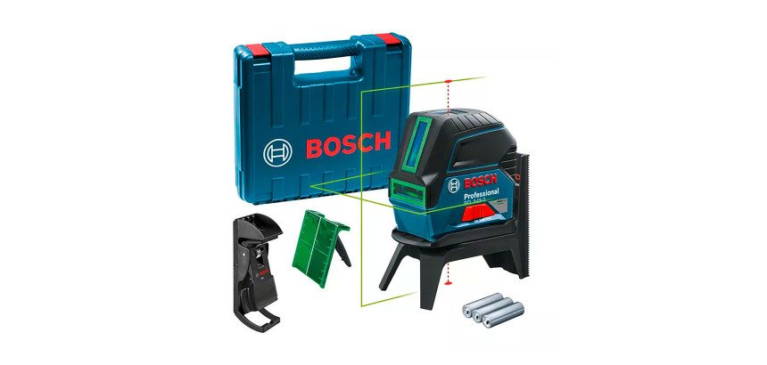 Laser Combiné Bosch Professional GCL 2-15 G + Support RM1 + Support BM 3