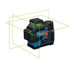 Laser Lignes Bosch Professional GLL 12V-100-33 CG + pince DK 20 + Batterie GBA 12V 4.0Ah