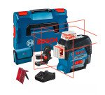 Laser Lignes Bosch Professional GLL 3-80 C + Support BM 1 + Batterie GBA 12V 2.0Ah