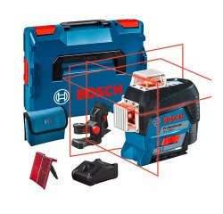 Laser Lignes Bosch Professional GLL 3-80 C + Support BM 1 + Batterie GBA 12V 2.0Ah