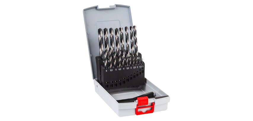 Kit of 19 HSS PointTeQ Bosch spade bits