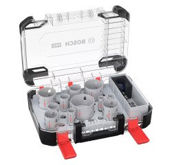Set Bosch PRO Multi Material PC Plus gatzaagboren, 14 stuks