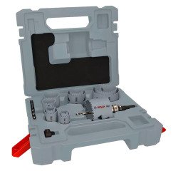 Koffer met Bosch PRO Multi Material gatenzagen, 15 stuks
