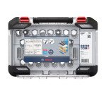 Coffret de scies trépans Bosch PRO Multi Matière PC Plus, 11 pièces