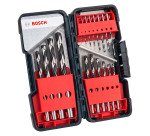 Coffret Toughbox de 18 forêts à hélice HSS Bosch PointTeQ (1 - 10 mm)