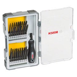 Coffret de vissage Bosch Extra Hard avec poignée, 37 pièces