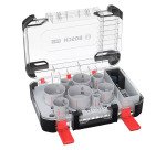 Coffret de scies trépans Bosch PRO Multi Matière PC Plus, 11 pièces