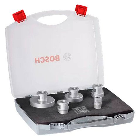 Coffret de couronnes de forage PRO Ceramic dry Bosch Professional pour petites meuleuses angulaires