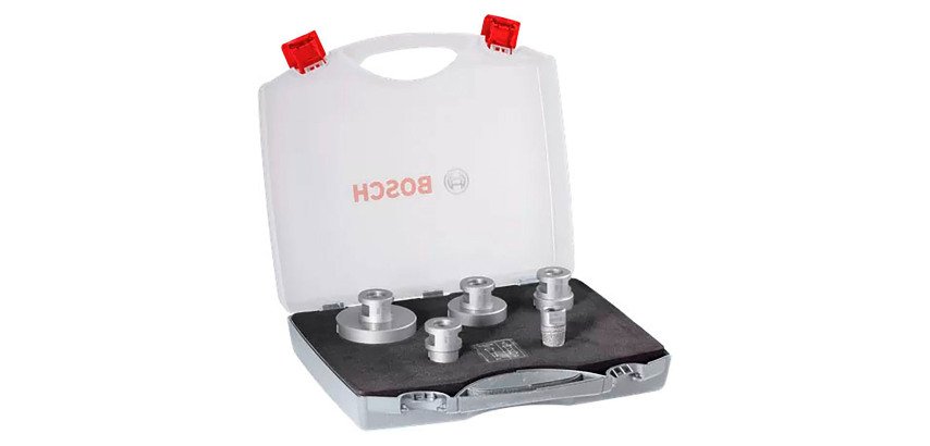Kronenbohrer-Set PRO Ceramic Dry von Bosch Professional für kleine Winkelschleifer