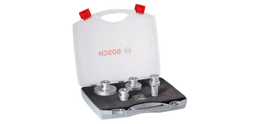 Coffret de couronnes de forage PRO Ceramic dry Bosch Professional pour petites meuleuses angulaires