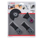 Kit de menuiserie de 4 accessoires Starlock Bosch Professional pour outils multi-fonctions