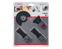 Bosch Professional Starlock 4-piece woodworking accessory kit for multi-functional tools