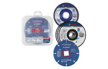 Disc and brush for grinder