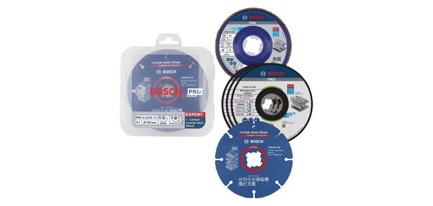 Coffret de coupe et de meulage Bosch Professional pour petites meuleuses angulaires