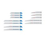 Kit de 12 lames PRO Démolition pour scie sabre Bosch Professional