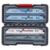 Set of 20 Bosch Professional metal and wood blades for reciprocating saw