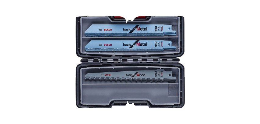 Box of 15 metal and wood blades Bosch Professional for reciprocating saw