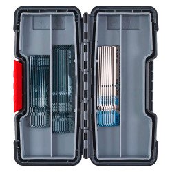 Coffret de 30 lames Basic bois et métal Bosch Professional pour scie sauteuse