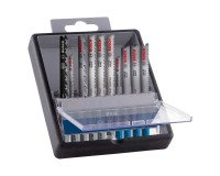 Set of 10 PRO wood and metal blades Bosch Professional for jigsaws