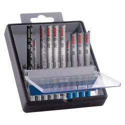 Coffret de 10 lames PRO bois et métal Bosch Professional pour scies sauteuses