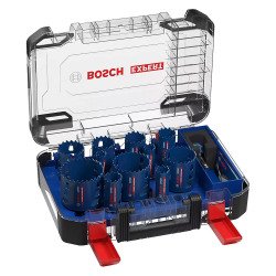 Coffret Universel de 14 scies à trépans Expert Multi Material PC Plus Bosch Professional