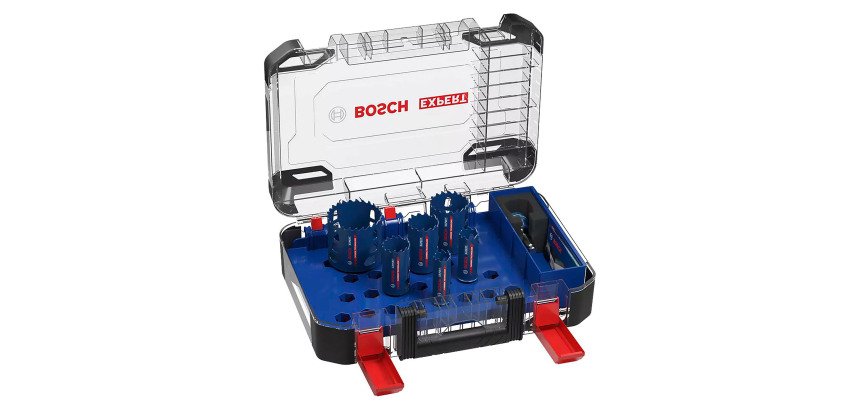 Coffret universel de 9 scies à trépans Bosch Expert Multi Material PC Plus