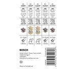 Kit de 12 lames PRO Démolition pour scie sabre Bosch Professional